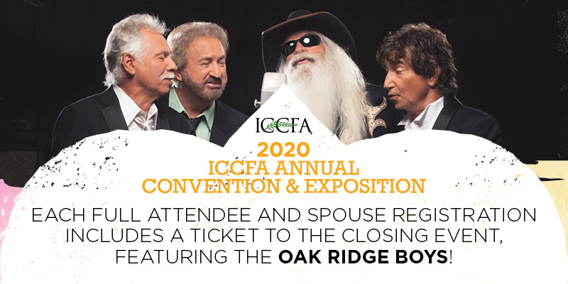 Each full attendee and spouse registration includes a ticket to the Closing Event, featuring the Oak Ridge Boys