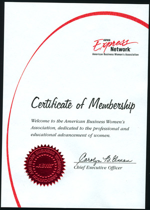 Express Certificate of Membership