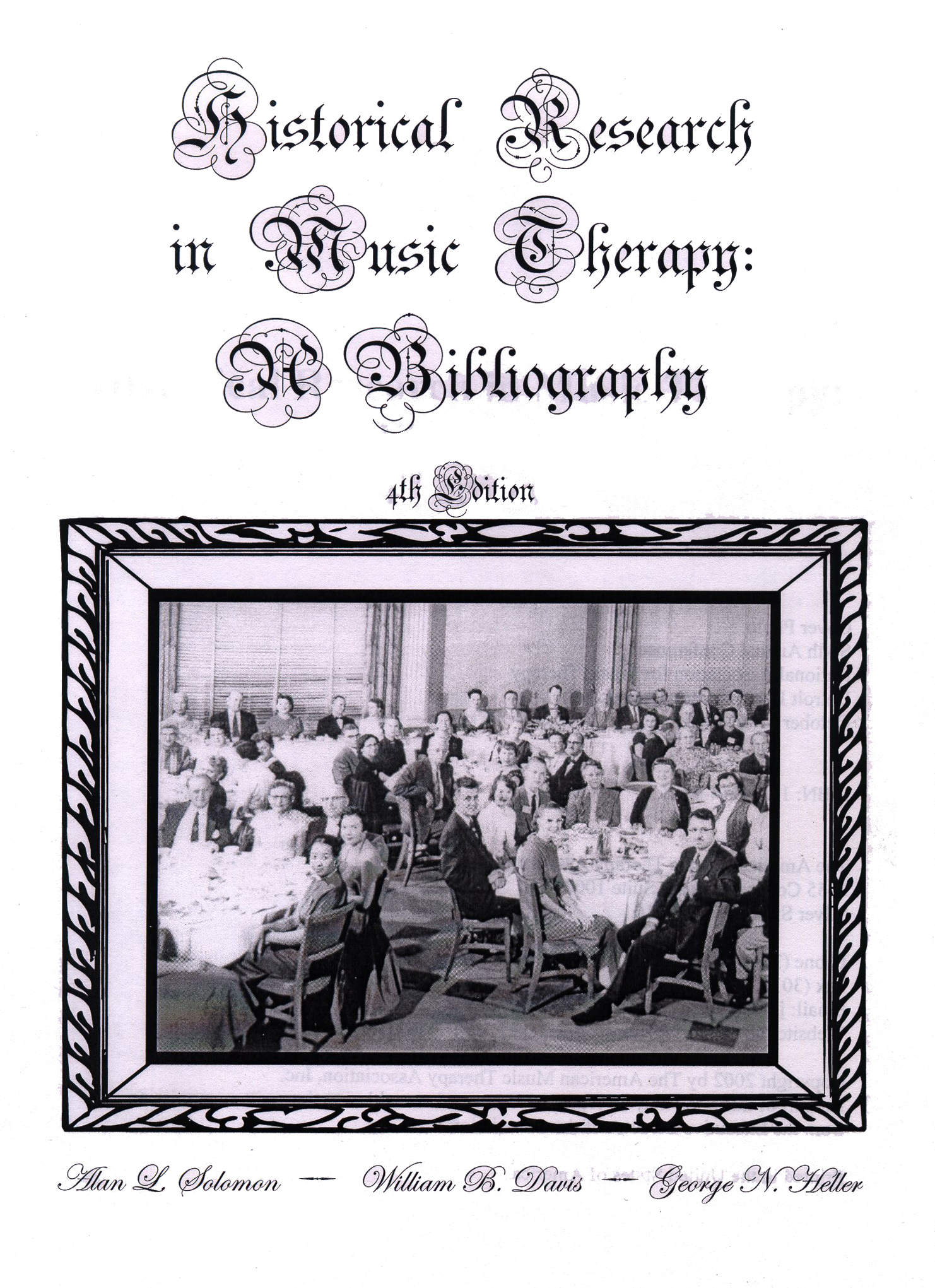 Historical Research in Music Therapy, 3rd edition