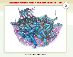 Black History "Proof of Valor" Giclee 3 [Charles Bibbs' Numbered Giclee 2011]