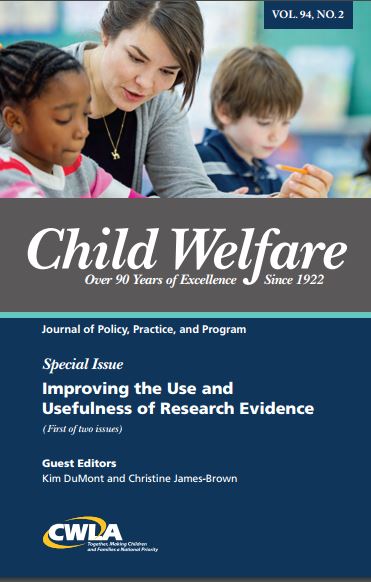 Child Welfare Journal Vol. 94, No. 2 Special Issue: Research (1 of 2) (Digital PDF)