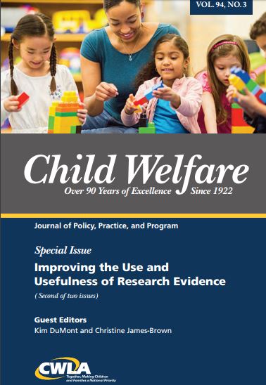 Child Welfare Journal Vol. 94, No. 3 Special Issue: Research (2 of 2) (Digital PDF)