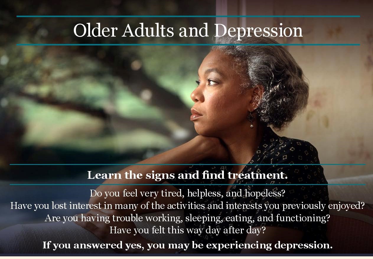 @ECHO WE CARE Digital Download - Community Flyer English - Older Adults & Depression