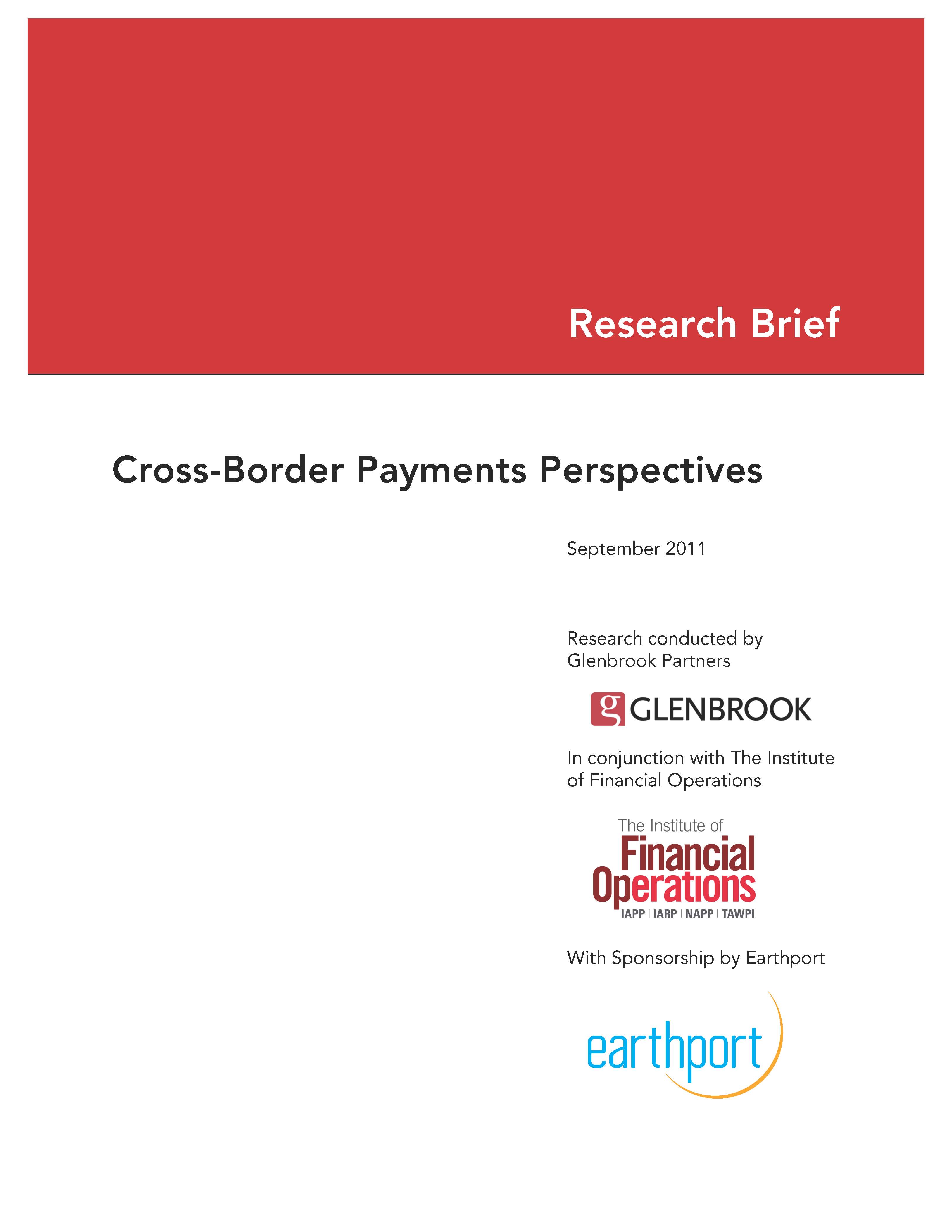Cross Border Payments Perspectives