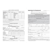 Driver's Application For Employment - File Folder Only - 3203