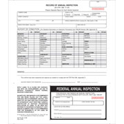 Record of Annual Inspection w/Inspection Decal - Stockl - 3136