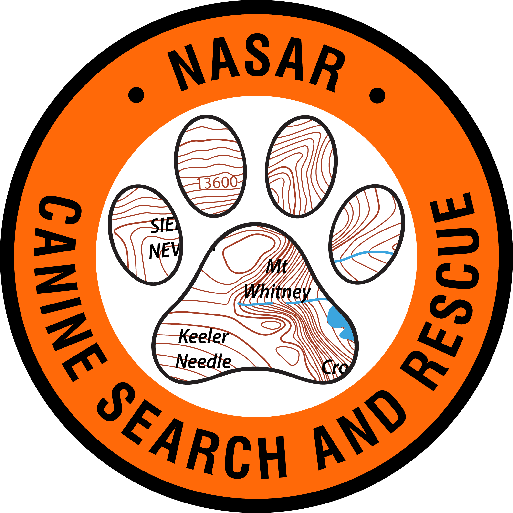 NASAR Canine Patch