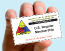 U.S.A. Membership 2nd Class Postage 3-Years  