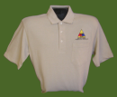 Golf Shirt w/Pocket - Khaki - Medium 