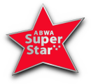 ABWA Super Star pin