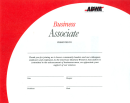 Certificate - Business Associate  (10 per package)