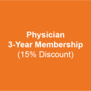  Physician - 3 Year Membership (15% Discount)