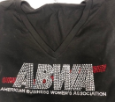 ABWA Bling long sleeve v-neck t-shirt - Small