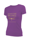 Z 2019 Theme women's purple short sleeve t-shirt medium - this shirt runs small