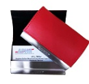 Business Card Holder - red