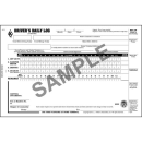 Driver's Daily Log Book With Detailed DVIR - Simplified Recap 2ply Carbon - 8532