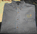 Port Authority® Long Sleeve Denim Shirt - 2XL