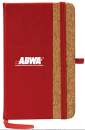 Notebook and pen set 4" X 5 1/2" - Red