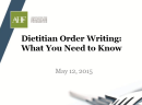 Dietitian Order Writing: What You Need to Know 