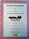 RA Adjuster Certificates