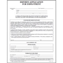 Driver's Application For Employment - 691