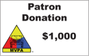 MVPA PATRON: A $1,000 Tax Deductible Donation 